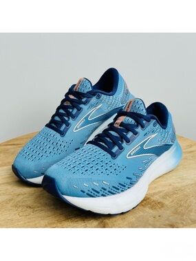 Brooks Glycerin 20 Women’s Size 7 Running Shoes Support Blissful Blue
